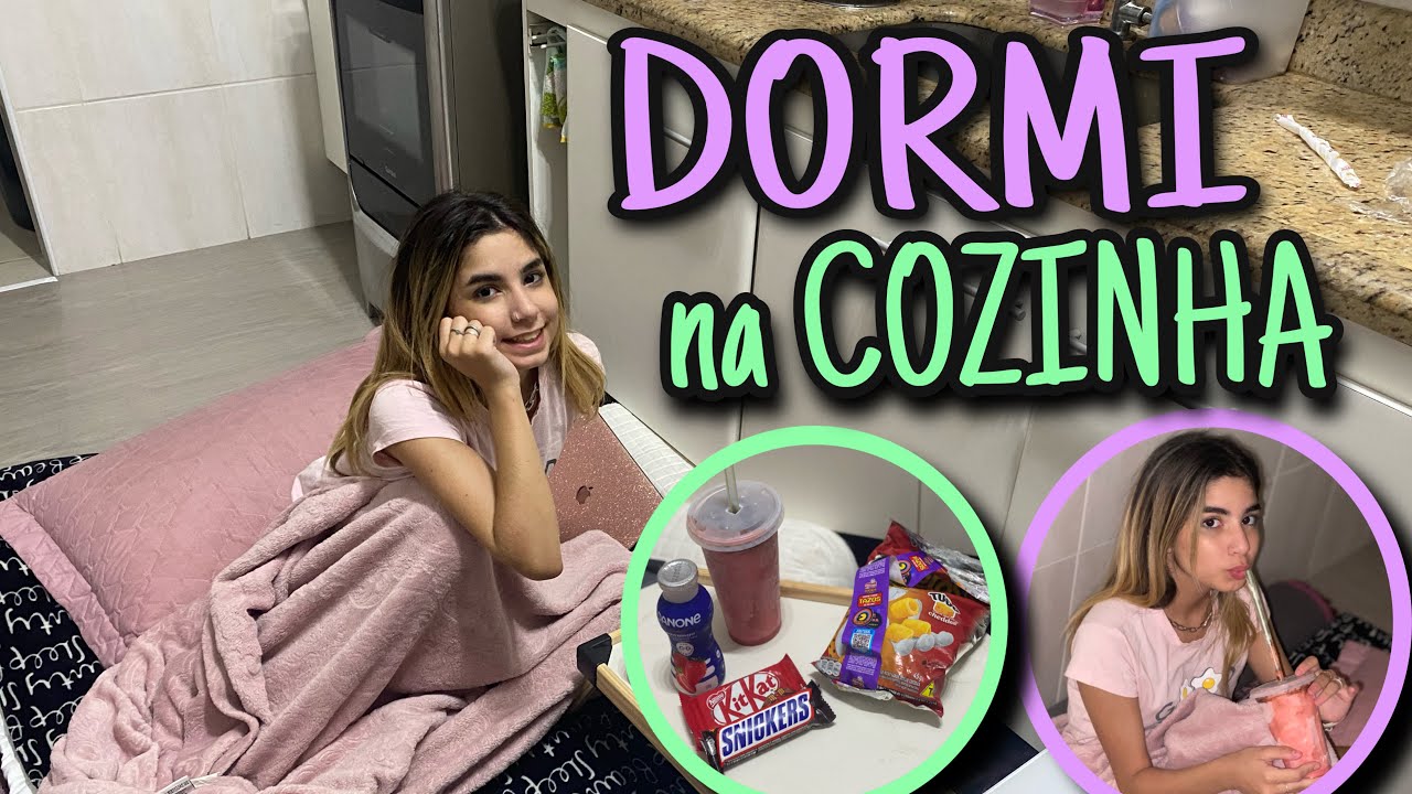 TRANSFORMEI MINHA COZINHA NO MEU QUARTO