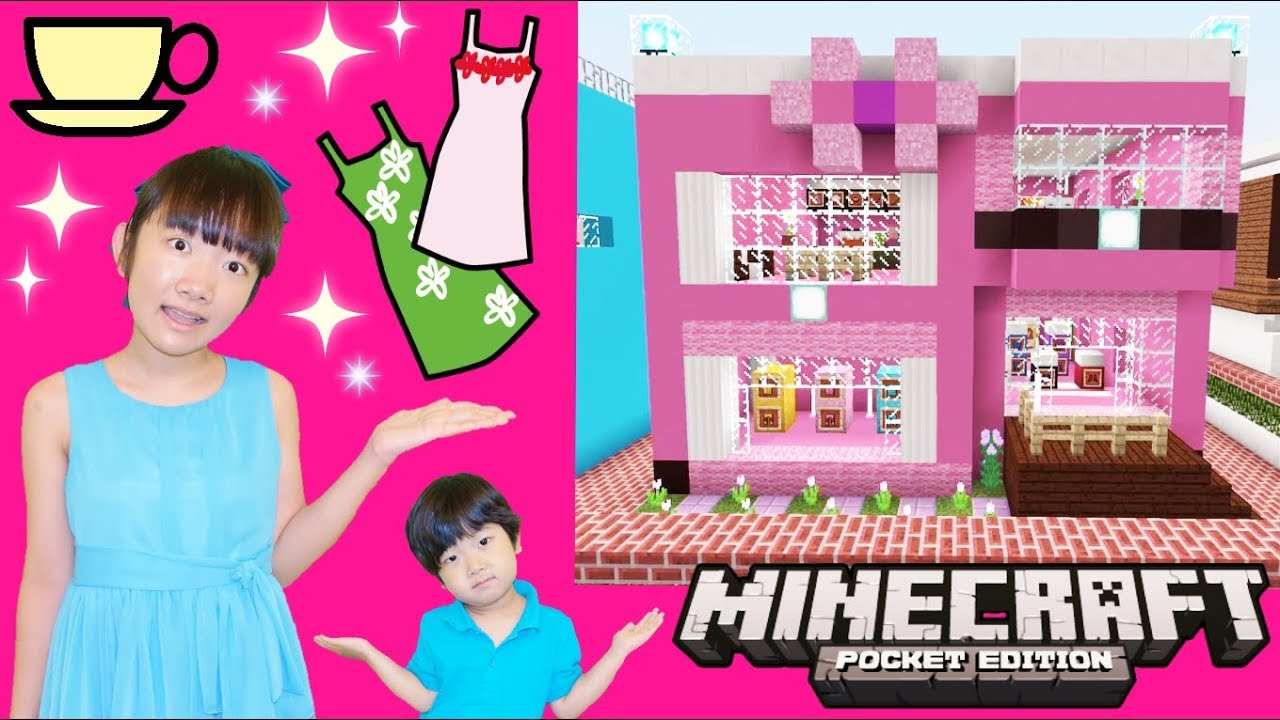 ★「街で１番人気のブティック＆カフェ！」ひめちゃんのマインクラフト作品集２７★Minecraft Collections of works 27★