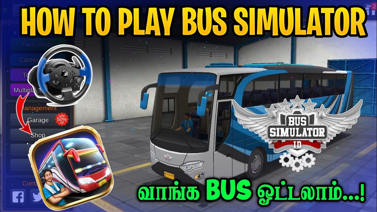 how to play bus simulator indonesia in tamil / how to play bus simulator / bus simulator indonesia