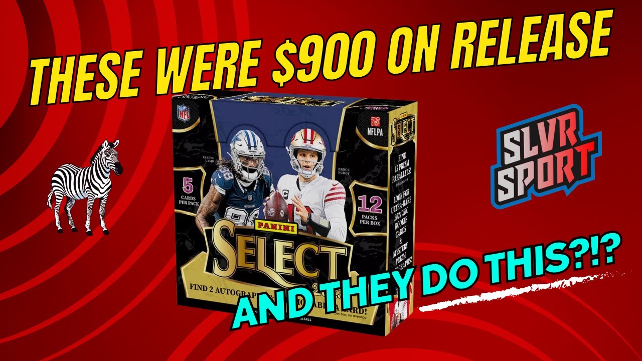 THIS SHOULD BE ILLEGAL!  2023 Panini Select Football Hobby Box Opening (my 5th box)
