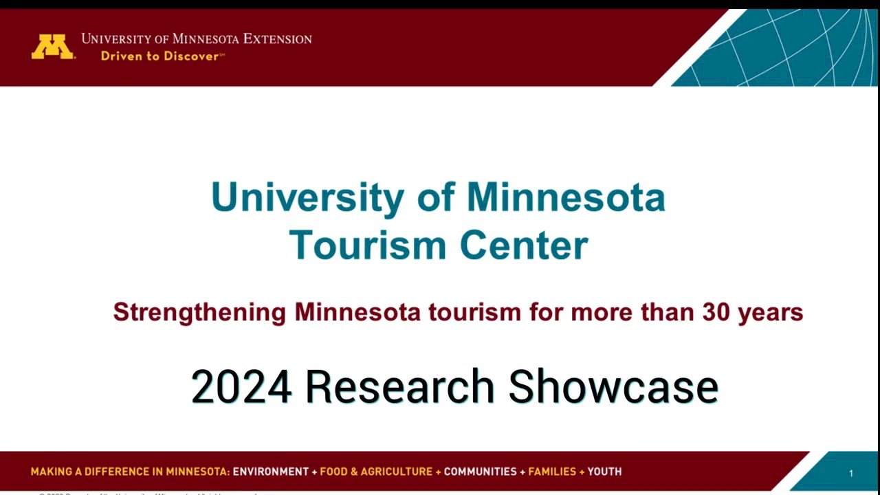 2024 Tourism Center Research Showcase