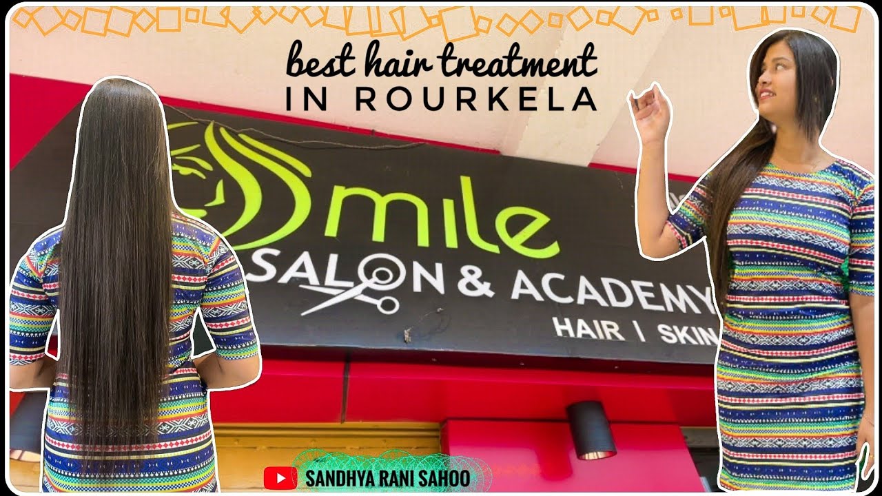 best hair treatment at rourkela || smile salon and spa || sandhyarani sahoo || #odia #vlogs