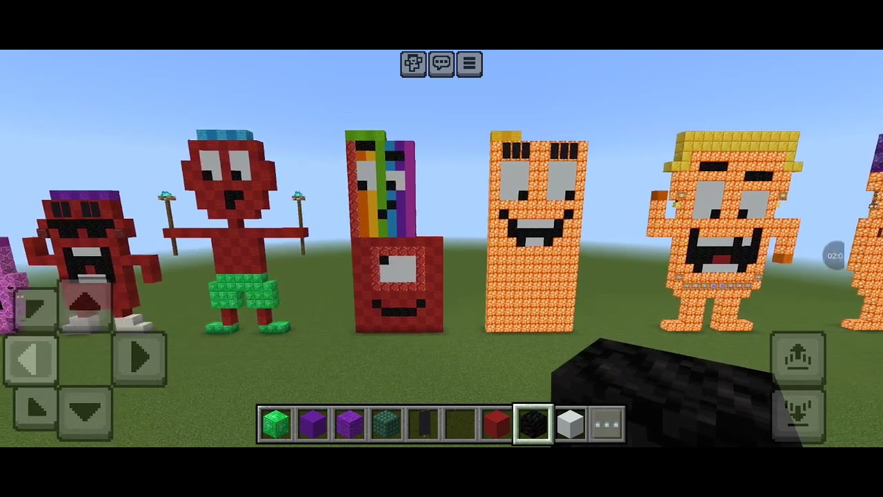 Numberblocks tabla del 29 en Minecraft|Santi|