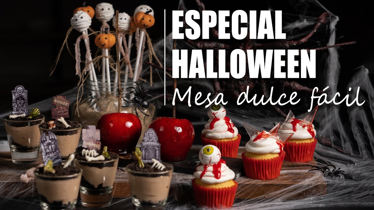 Mesa dulce para HALLOWEEN | Postres terroríficos