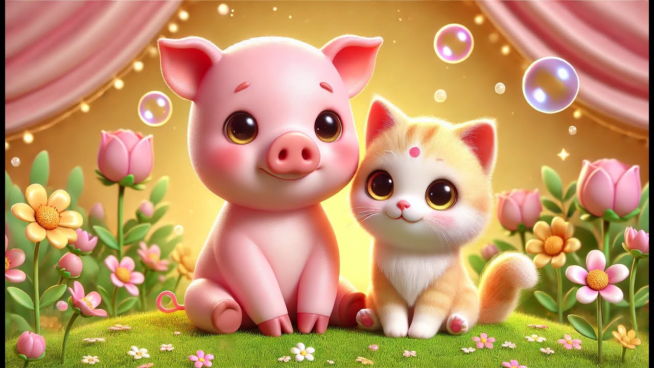 🐷🎶 Chú Heo Hồng Đáng Yêu - Mèo Con Tinh Nghịch | Nhún Nhảy Cùng Giai Điệu Vui Nhộn | An An Muzic 🎵🐱