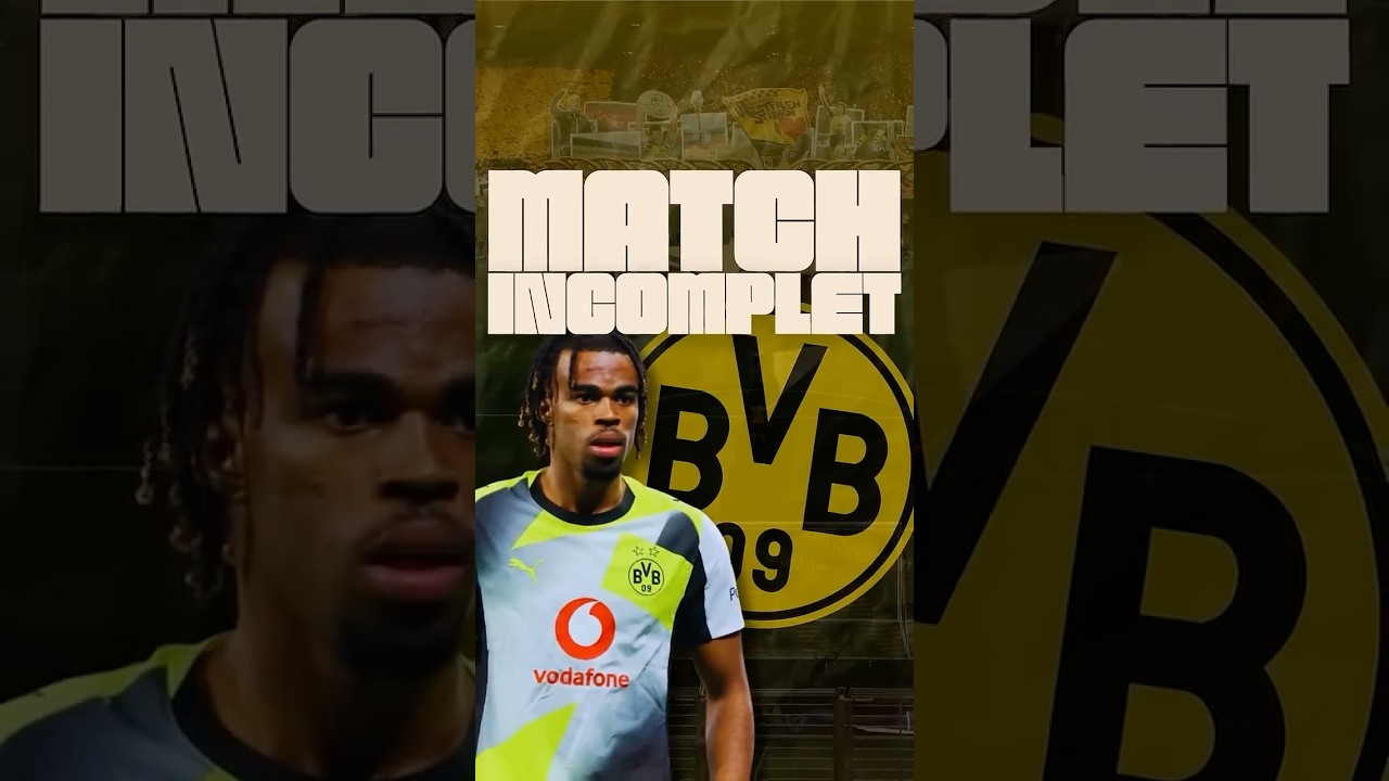 Ce joueur de Dortmund n'a JAMAIS fini un match en 5 ANS de carri&egrave;re 😭