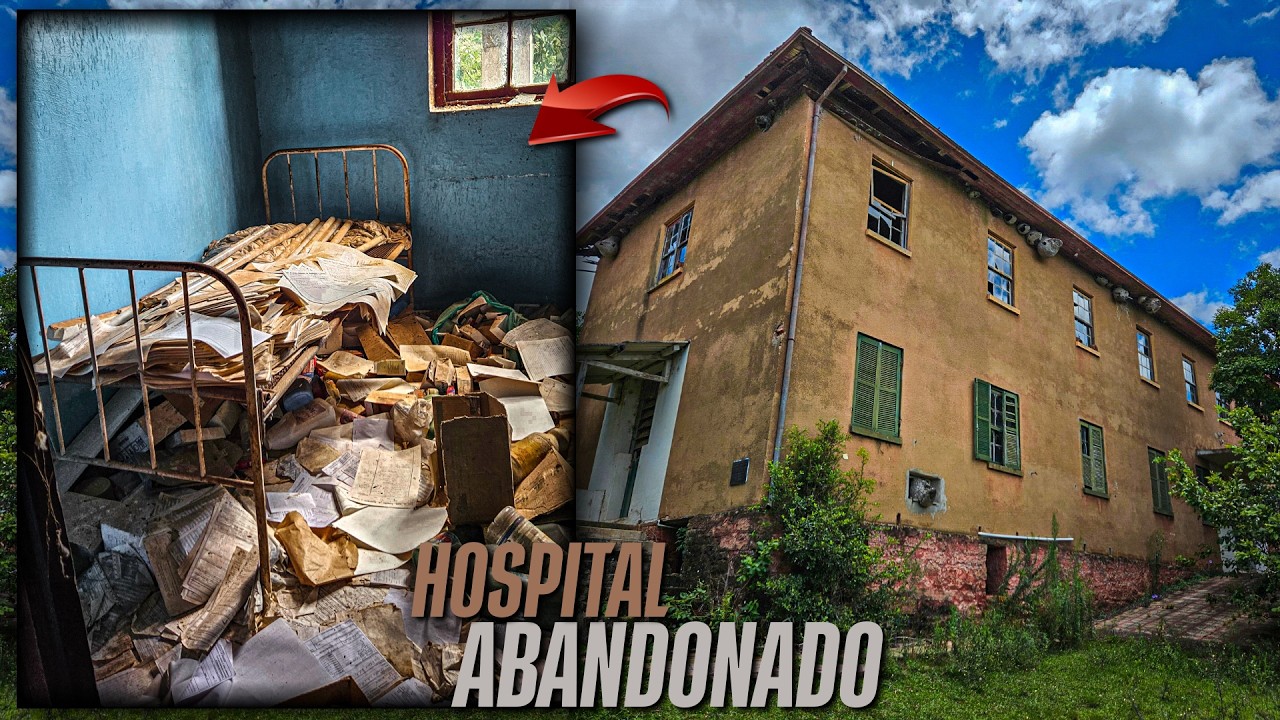 ENORME HOSPITAL ABANDONADO HÁ MAIS DE 30 ANOS: EQUIPAMENTOS VIERAM DA ALEMANHA!