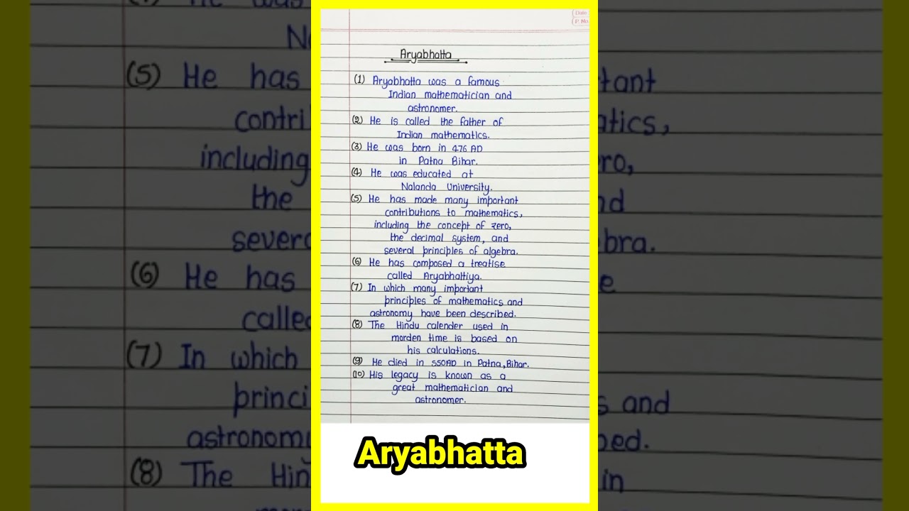 Aaryabhatta 