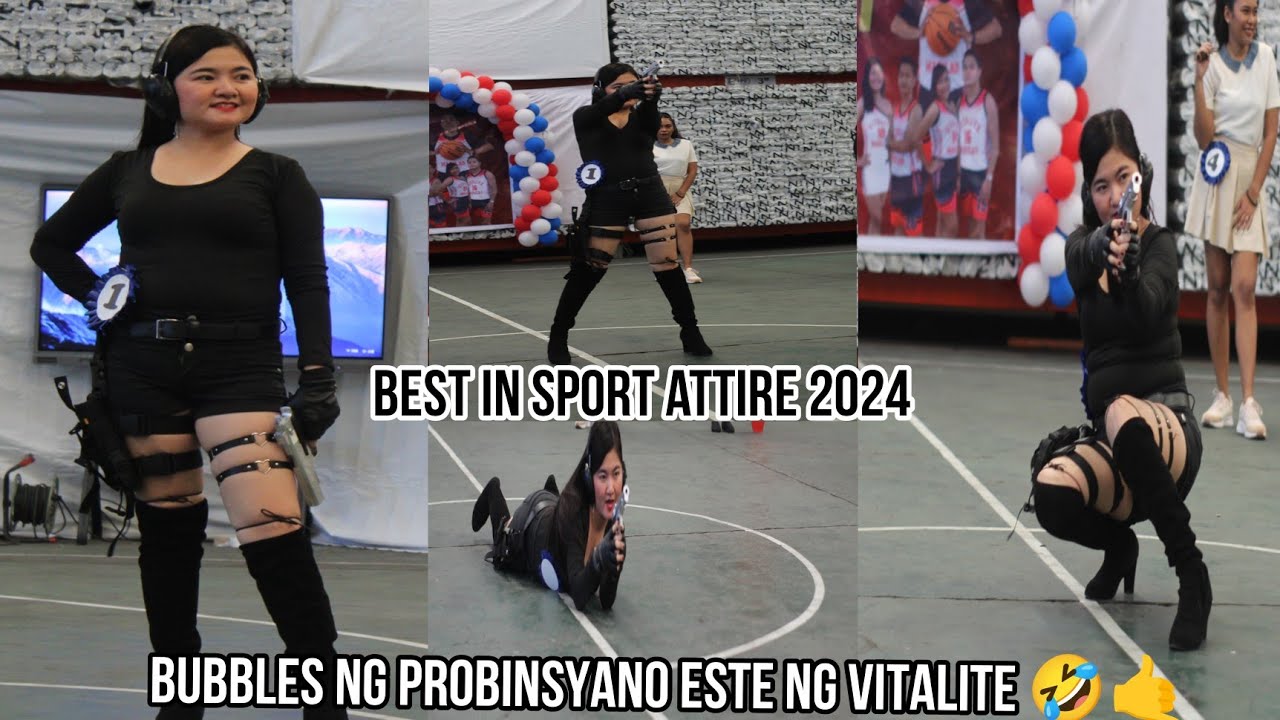 FIRING SPORTS WEAR PAGEANT (Best in Sports Attire) Paano mag lakad at gumulong gulong | HERLYN BATIN
