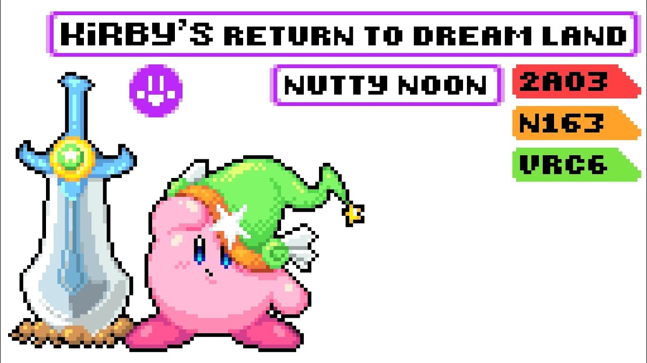 Kirby's Return to Dream Land - Nutty Noon