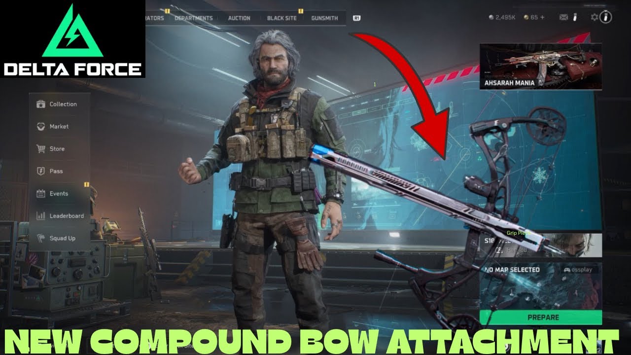 SQUAD WIPING WITH THE NEW COMPOUND BOW ATTACHMENT IN DELTA FORCE!