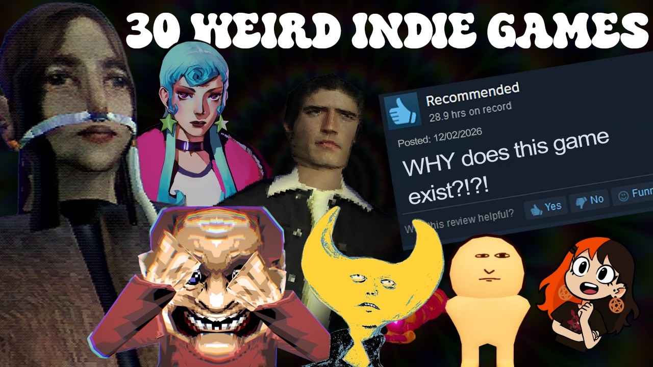 30 WEIRD Indie GAMES That May Pique Your Interest