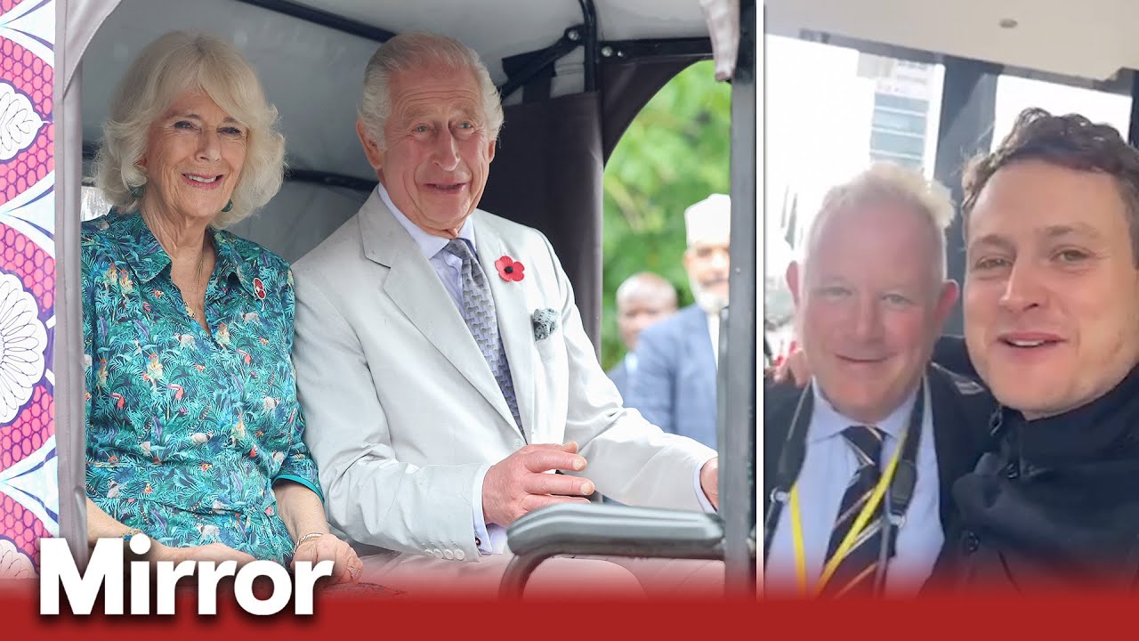 Russell Myers joins King Charles and Camilla on their tour of Kenya