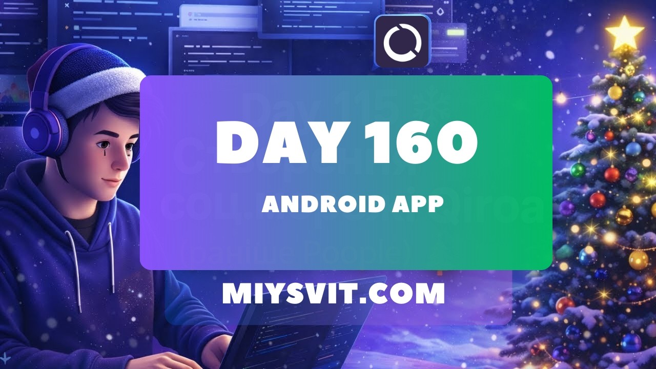 Day 160 ⚡ Розробка Android-додатка