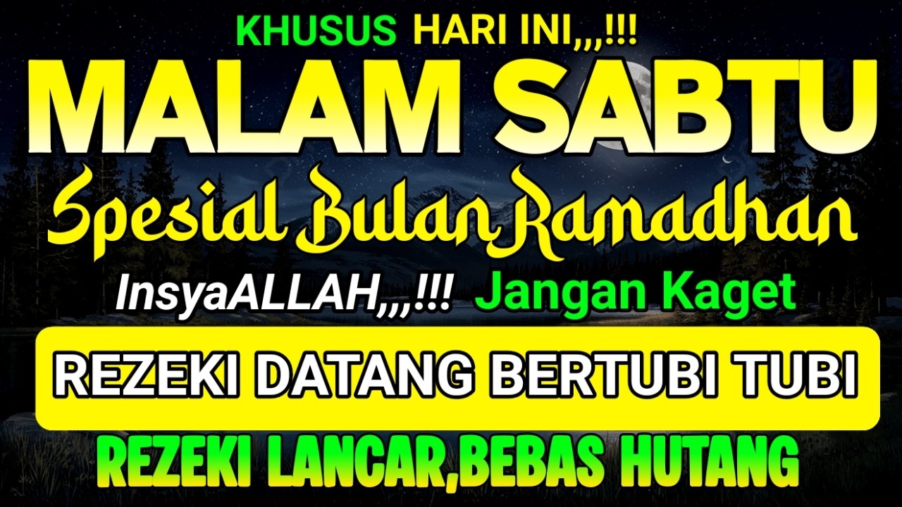 PPutar Dzikir Ini...! Dzikir Pembuka Pintu Rezeki , Rezeki Datang Dari Segala Arah | DZIKIR SORE