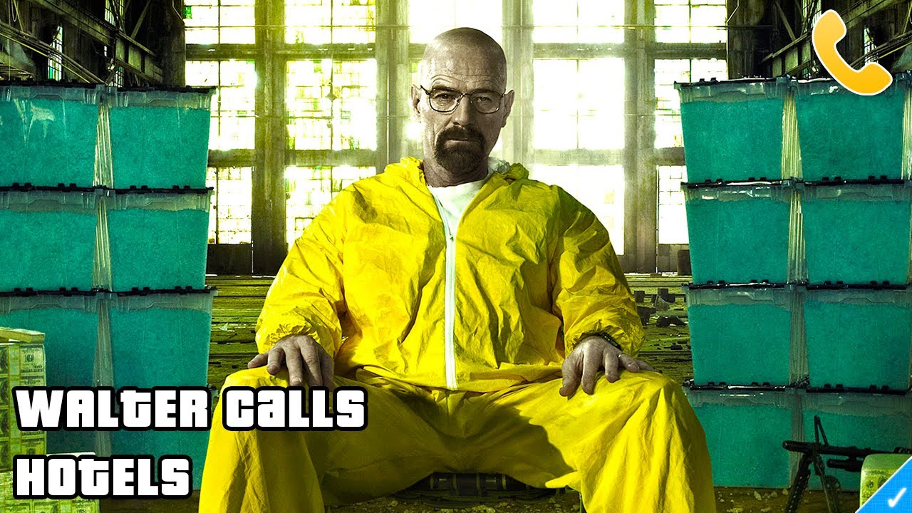 WALTER WHITE CALLS HOTELS PRANK CALL