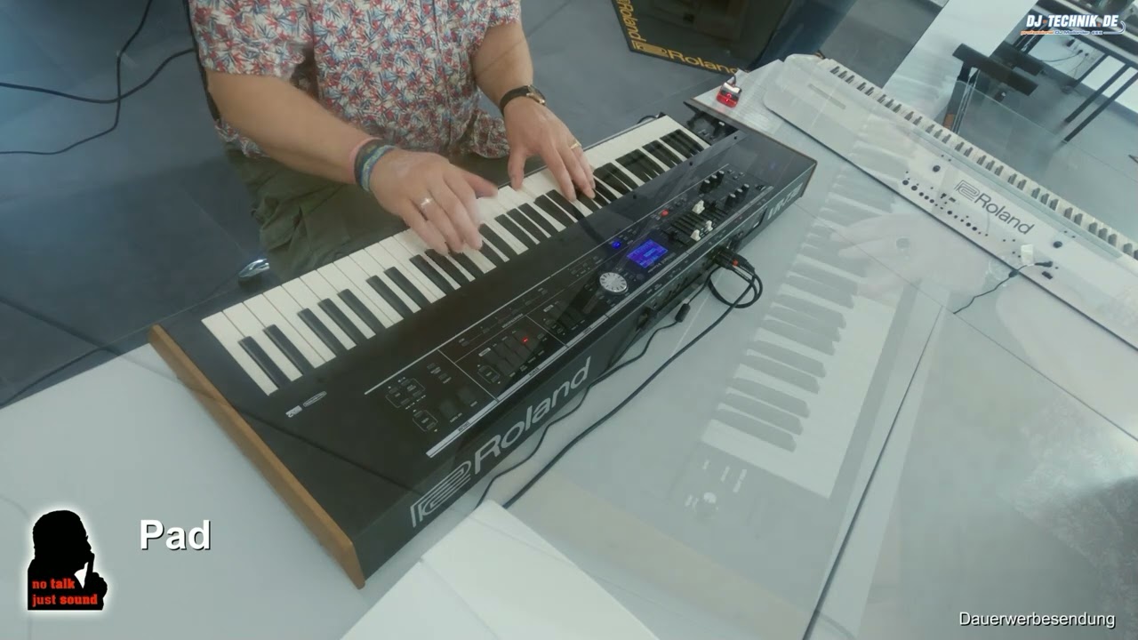 DJ-Technik.de - NO TALK, JUST SOUND - Roland VR-730 Synth Sounds