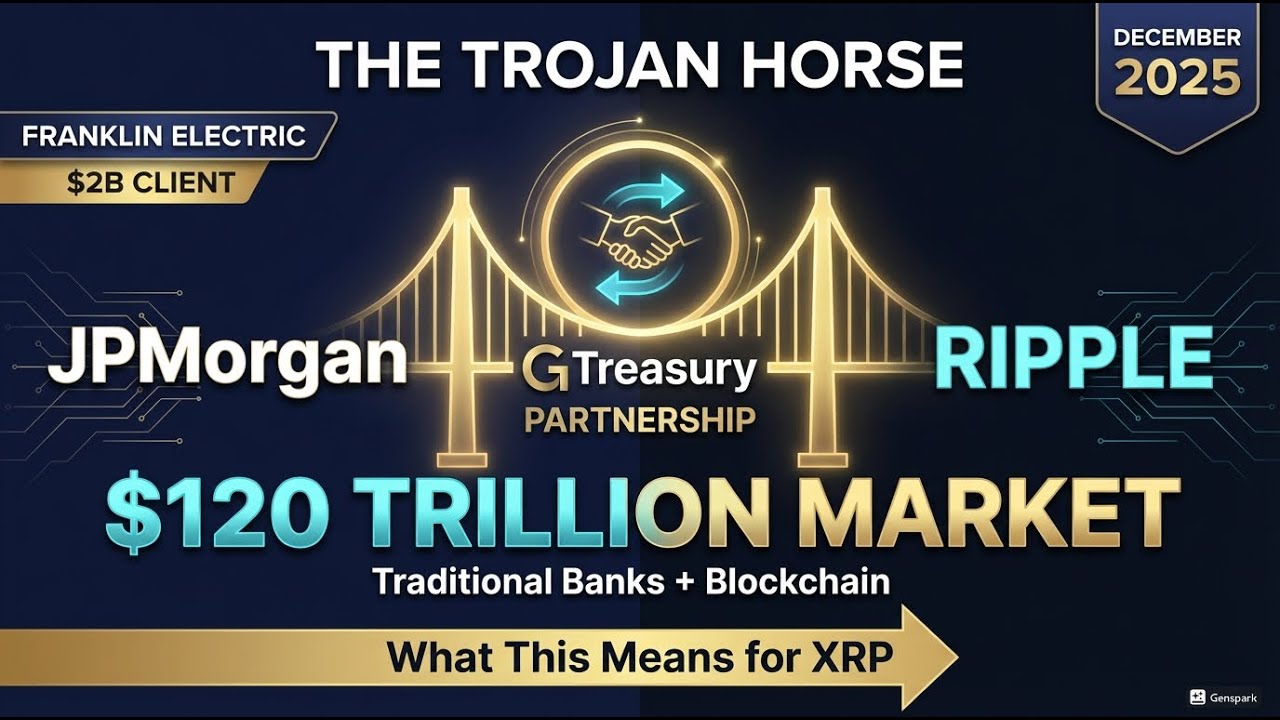 Why JPMorgan + GTreasury = Massive XRP Adoption (Explained) #xrp #jpmorgan