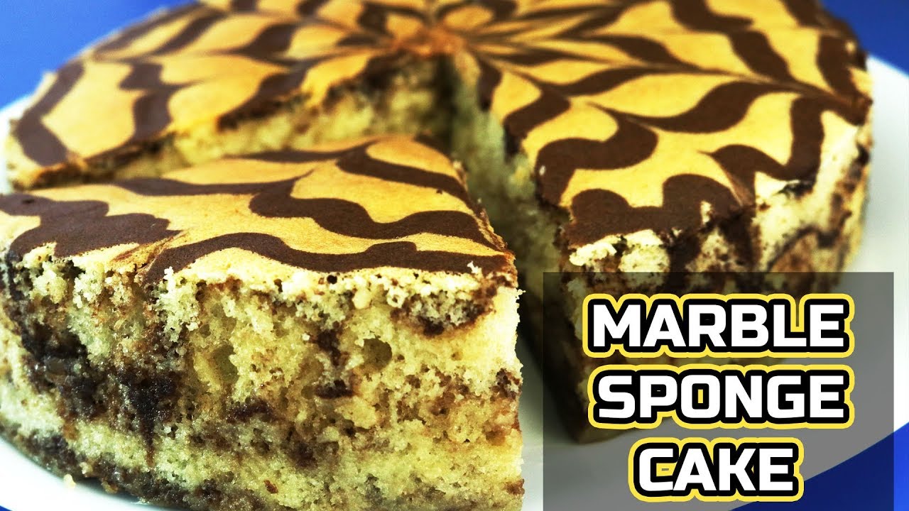 Easy To Make Marble Sponge Cake | Best DIY Video | 1 Minute Crafts