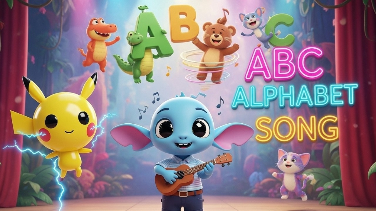 A to Z Alphabet Song for Kids | Learn Animals with Fun Dancing POCKEY & ALLEN | ABC Edu Spark