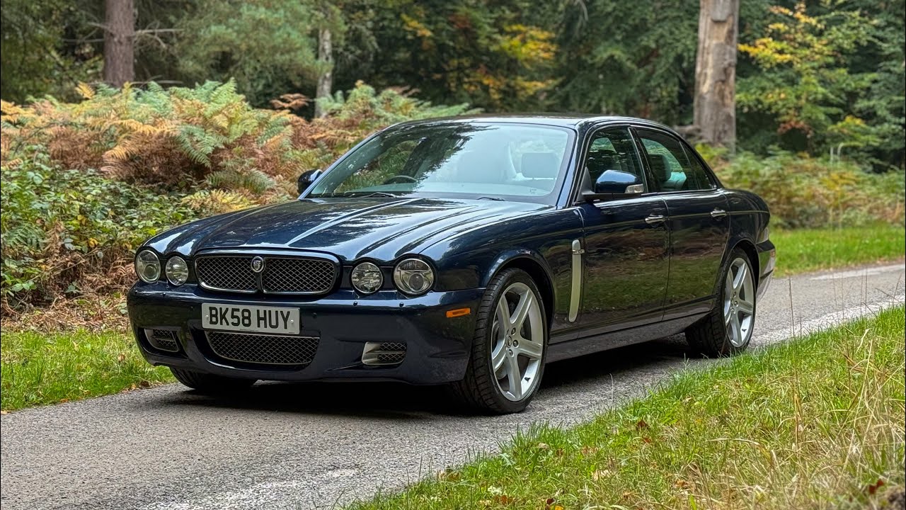 X358 Jaguar XJR! This facelift version has 20” Callisto wheels, great spec and 69k miles, for sale!