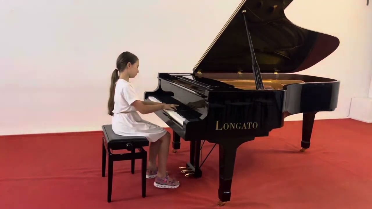 J.S. Bach three part lnventions No 11 in G minor BWV 797. Oleksandra Petrulenkova. 14.08.23.