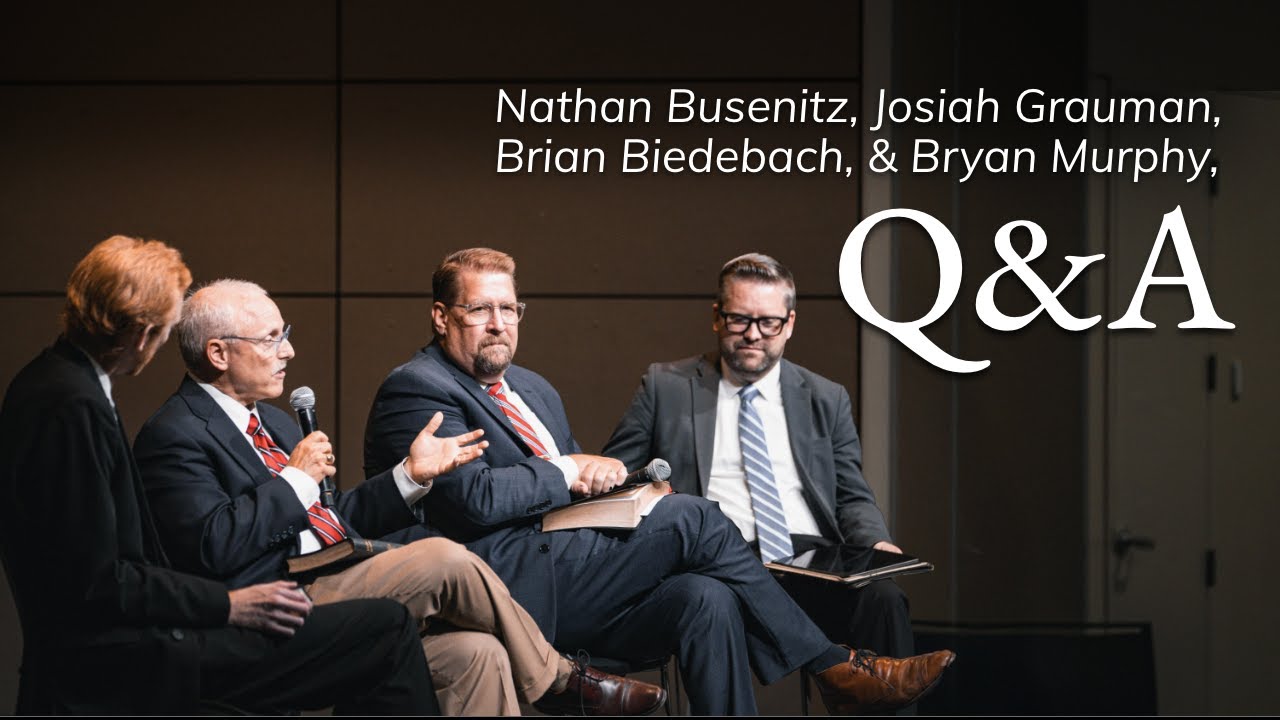 Nathan Busenitz, Josiah Grauman, Brian Biedebach, & Bryan Murphy | TMS Chapel | Q&A