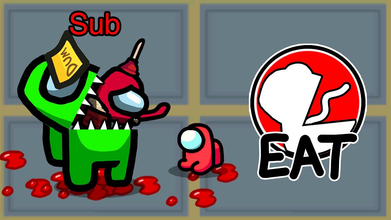New EAT BODIES Sabotage in Among Us! (Consume Bodies Mod)