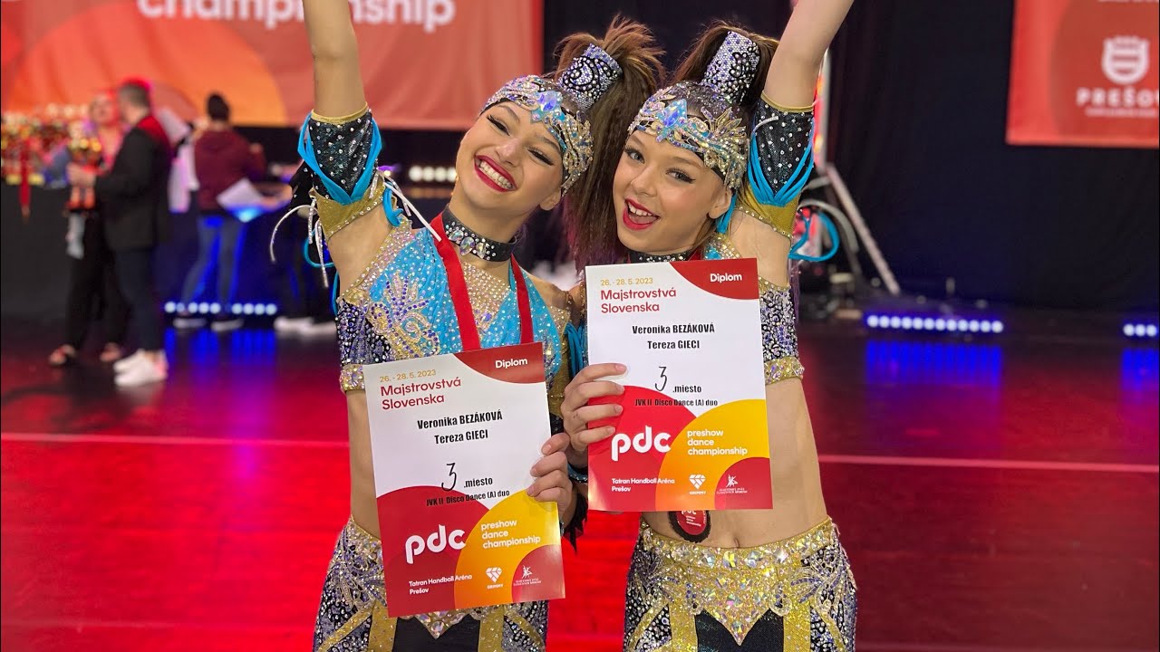 DISCO DANCE DUO JUNIOR II. - II. VICE SLOVAK CHAMPIONS 2023- ASSOS NELUX BRATISLAVA
