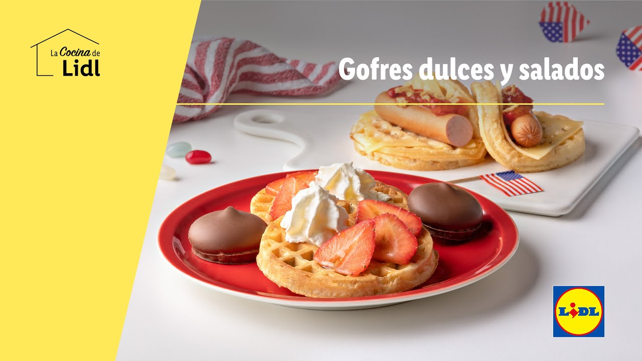 Gofres dulces y salados 🧇 🇺🇸 | Recetas Americanas |&nbsp;Lidl Espa&ntilde;a