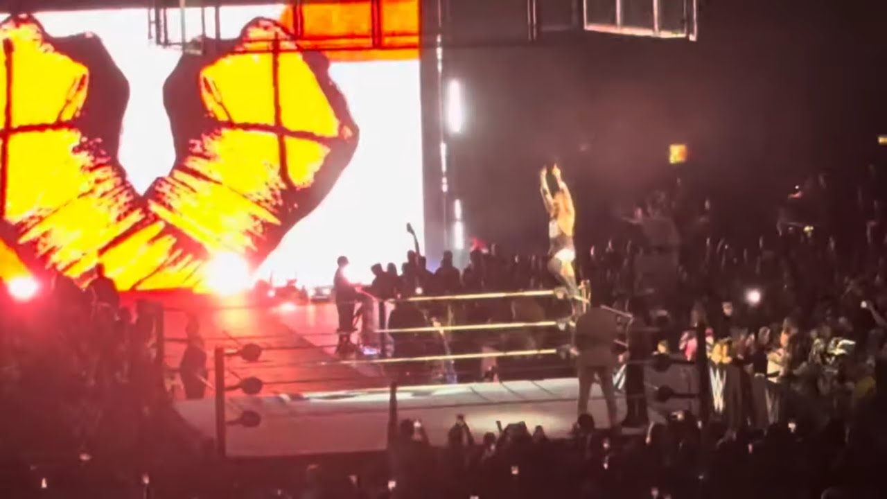 CM Punk Entrance Live at the WWE Holiday Tour 2024 - PPG Paints Arena in Pittsburgh PA