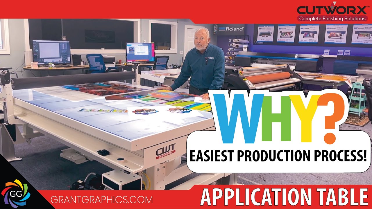 Fast Finishing with the CWT Work Table- Grant Graphics