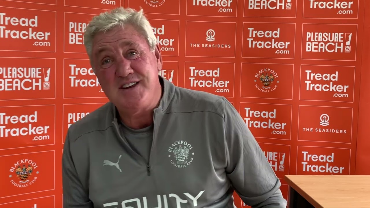 Steve Bruce discusses his return to football with Blackpool