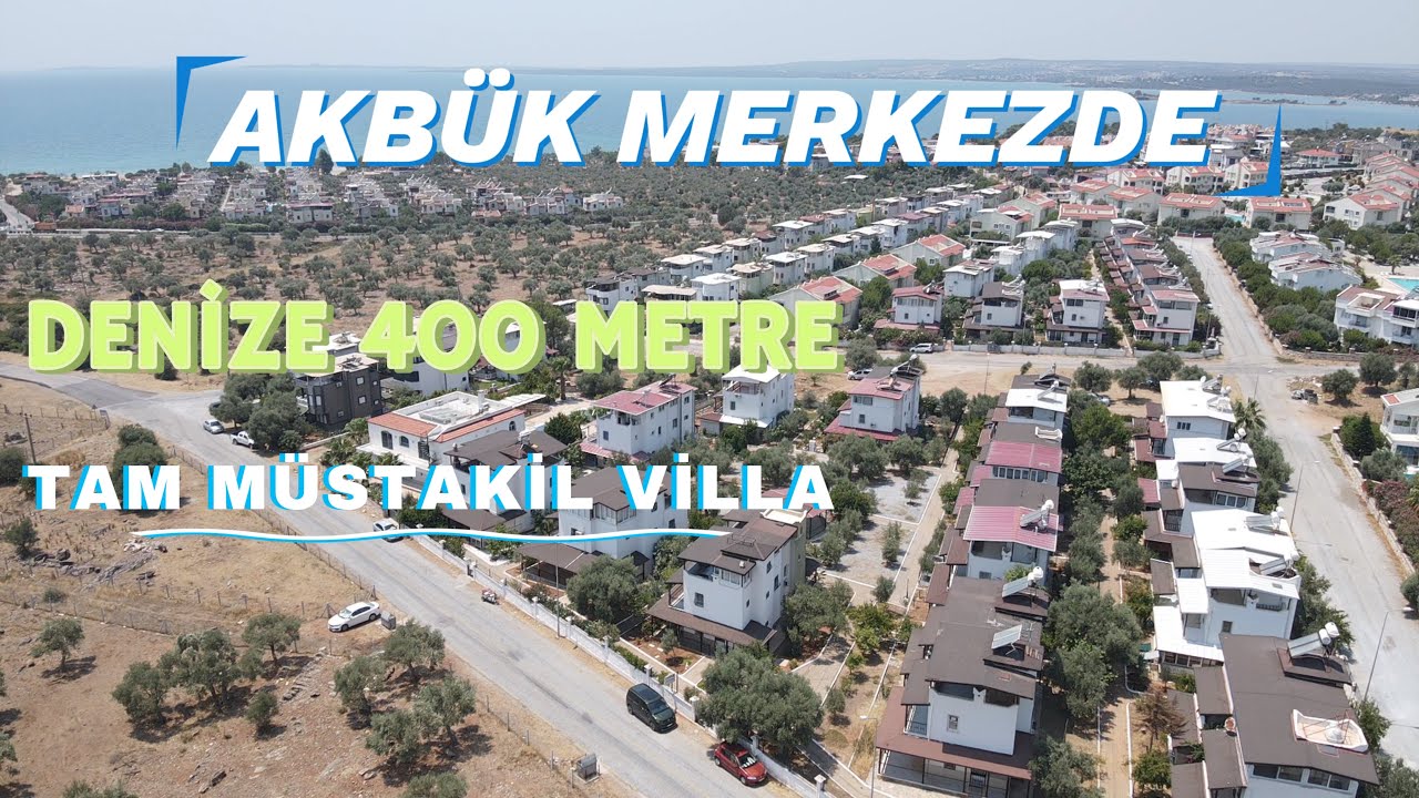 AKB&Uuml;K MERKEZDE 5+1 TAM M&Uuml;STAKİL VİLLA DENİZE YAKIN FIRSAT