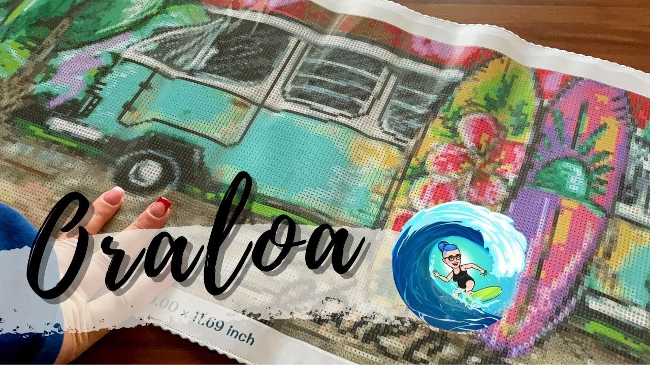 💎 Oraloa | Unboxing | Mein Traum auf einem Diamond Painting 🚐 🌊 🏄‍♀️