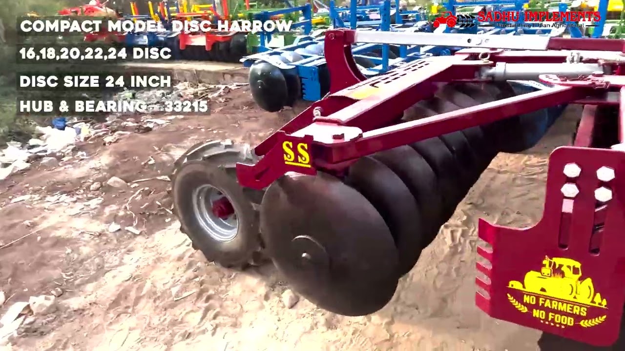 DISC HARROW ALL MODEL 2023 SADHU IMPLEMENTS SANGARIA +91 9828637518