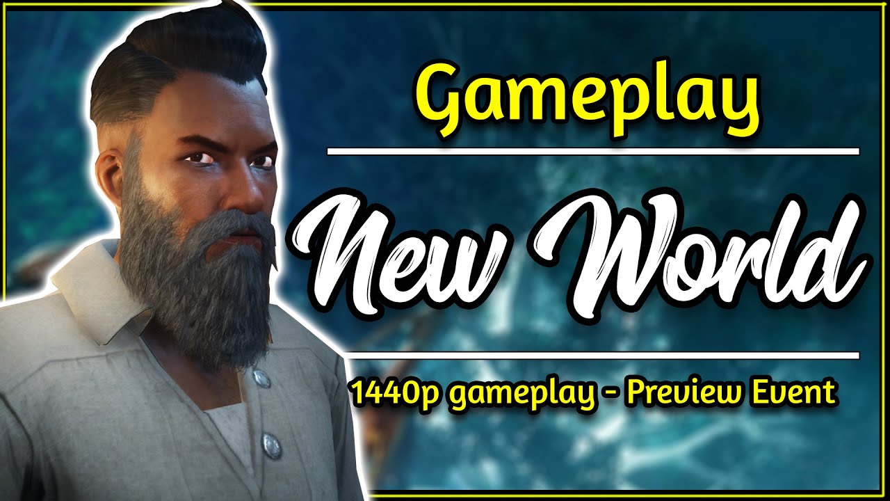 New World: 20 minutes of high quality gameplay | Preview Event 2020 | 1440p - No commentary