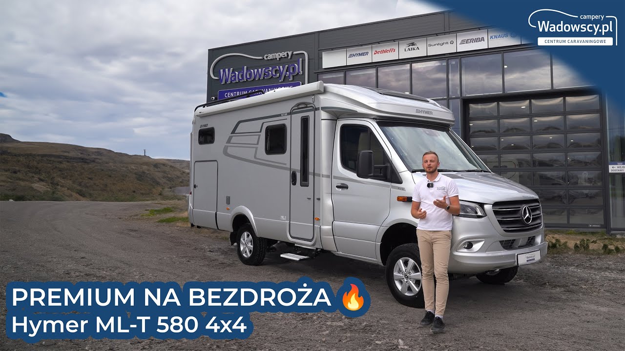 PREMIUM NA BEZDROŻA 🔥 Hymer ML-T 580 4x4