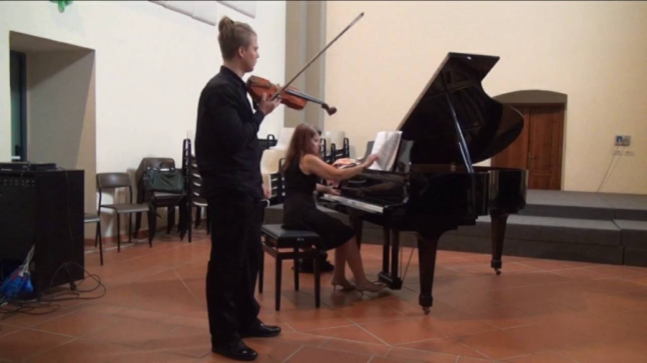 Kazanskiy Ivan.  Sibelius, concerto in D minore, op  47, I tempo