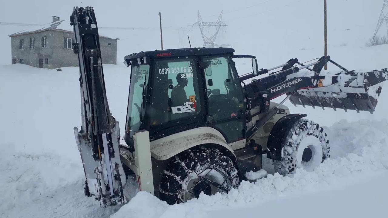 HİDROMEK'in Kar-a günü. 2020