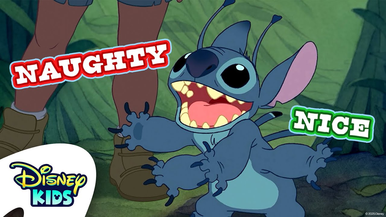 Is Stitch Naughty or Nice? 😈😇 | Lilo & Stitch | 