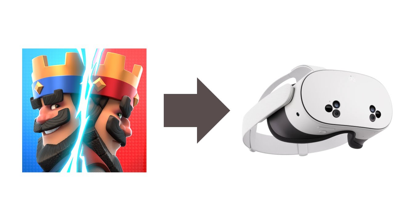 So i played clash royale on vr.......