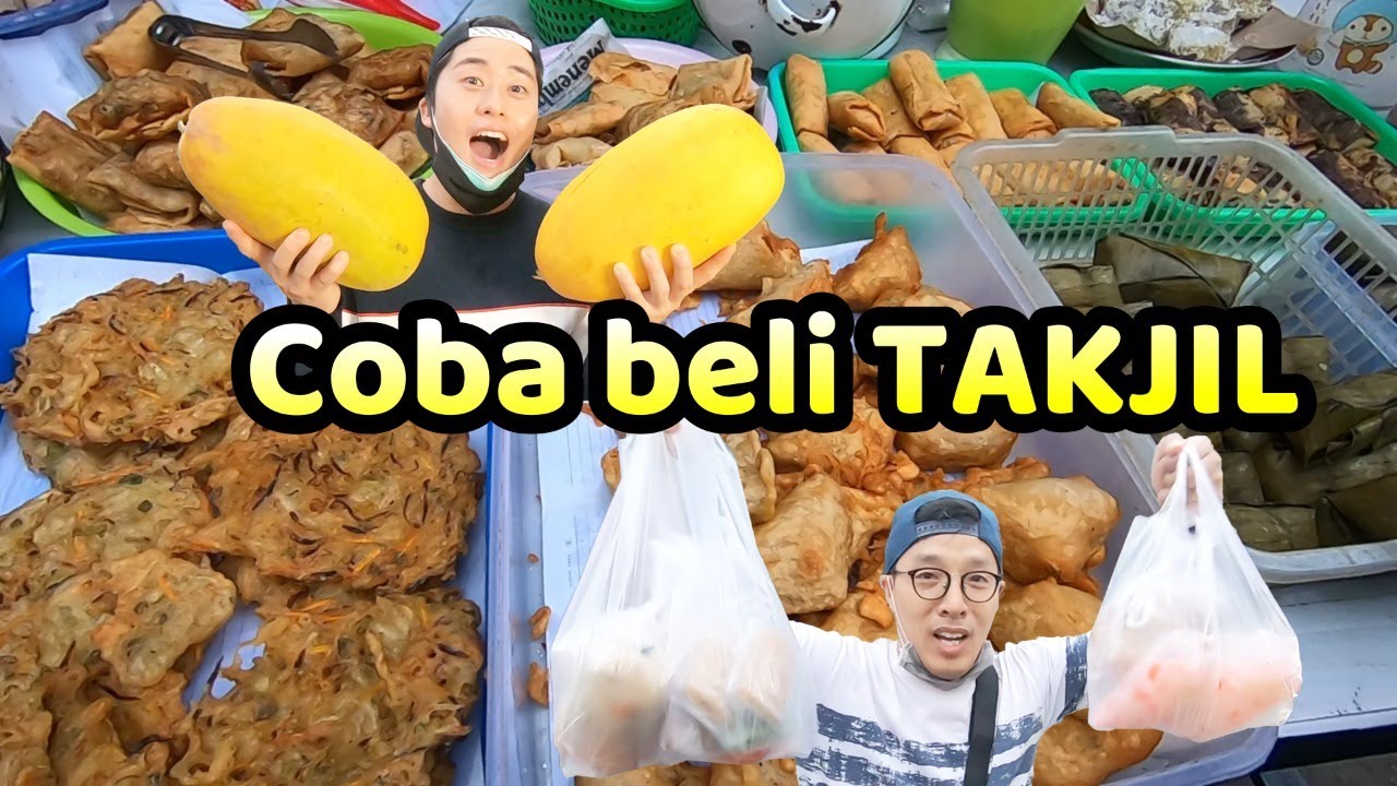 Orang Korea pertama kali Puasa dan Beli Takjil di pinggir jalan #2