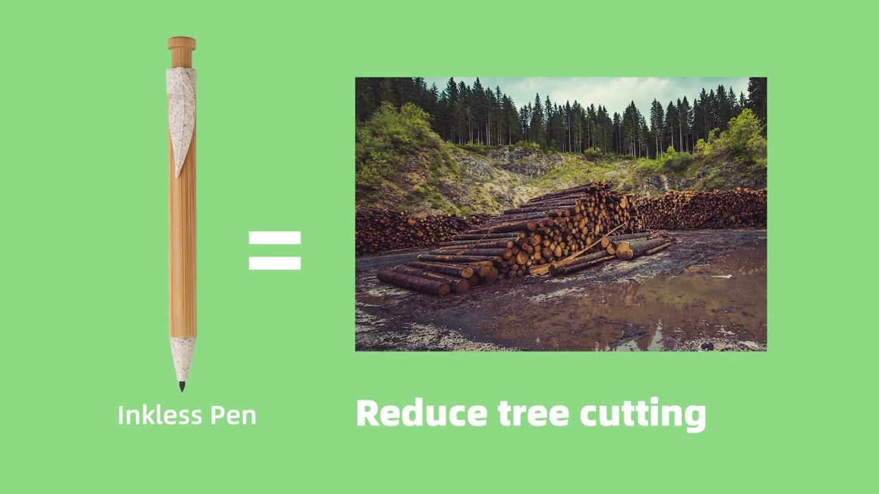 2022 Push action ECO Inkless Pen Everlasting Pencil Infinite Write Pen No Ink Signing Pen