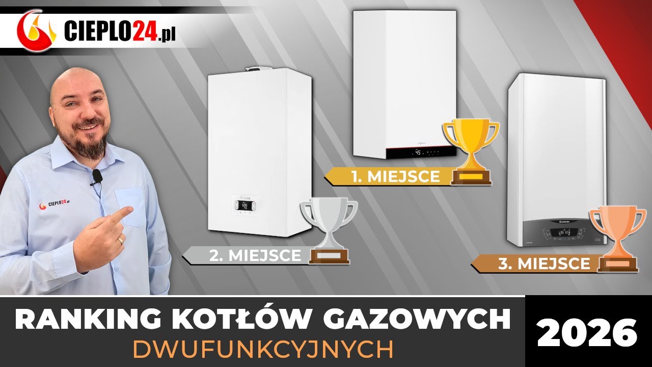 Ranking TOP 10 kotłów kondensacyjnych dwufunkcyjnych na rok 2026 - co wybrać? | Cieplo24.pl