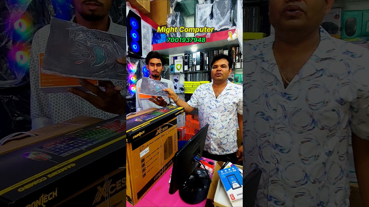 Core i7 | RGB gaming pc Rs 10400/- 💥 Kolkata wholesale Computer Market ⚡ Customer review #trending