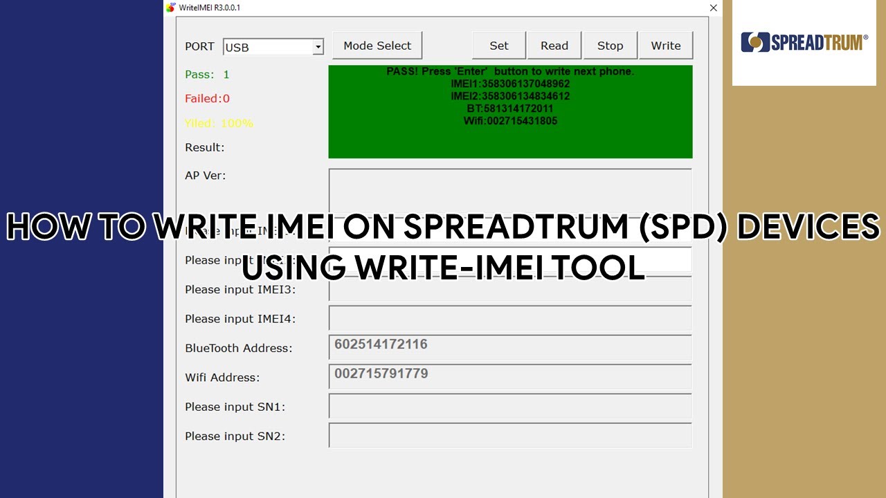 How To Write IMEI On Spreadtrum (SPD) Devices Using WriteIMEI Tool - [romshillzz]