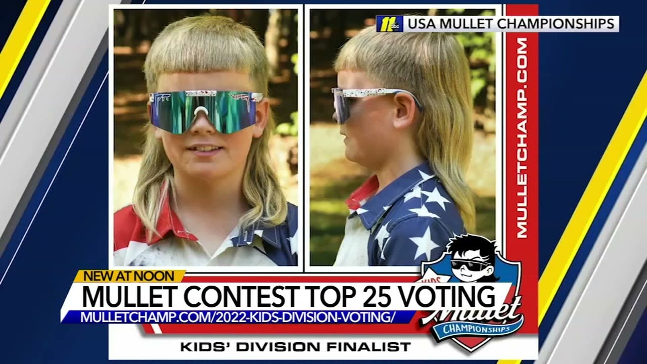 NC boy seeks your help as voting starts in national mullet contest