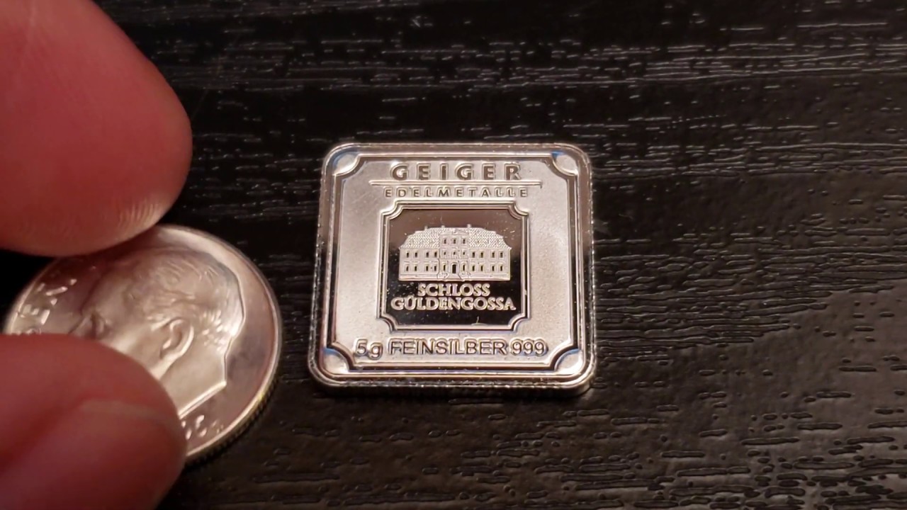 tiny tiny Geiger Silver Bars | 1 & 5 Grams | 4K