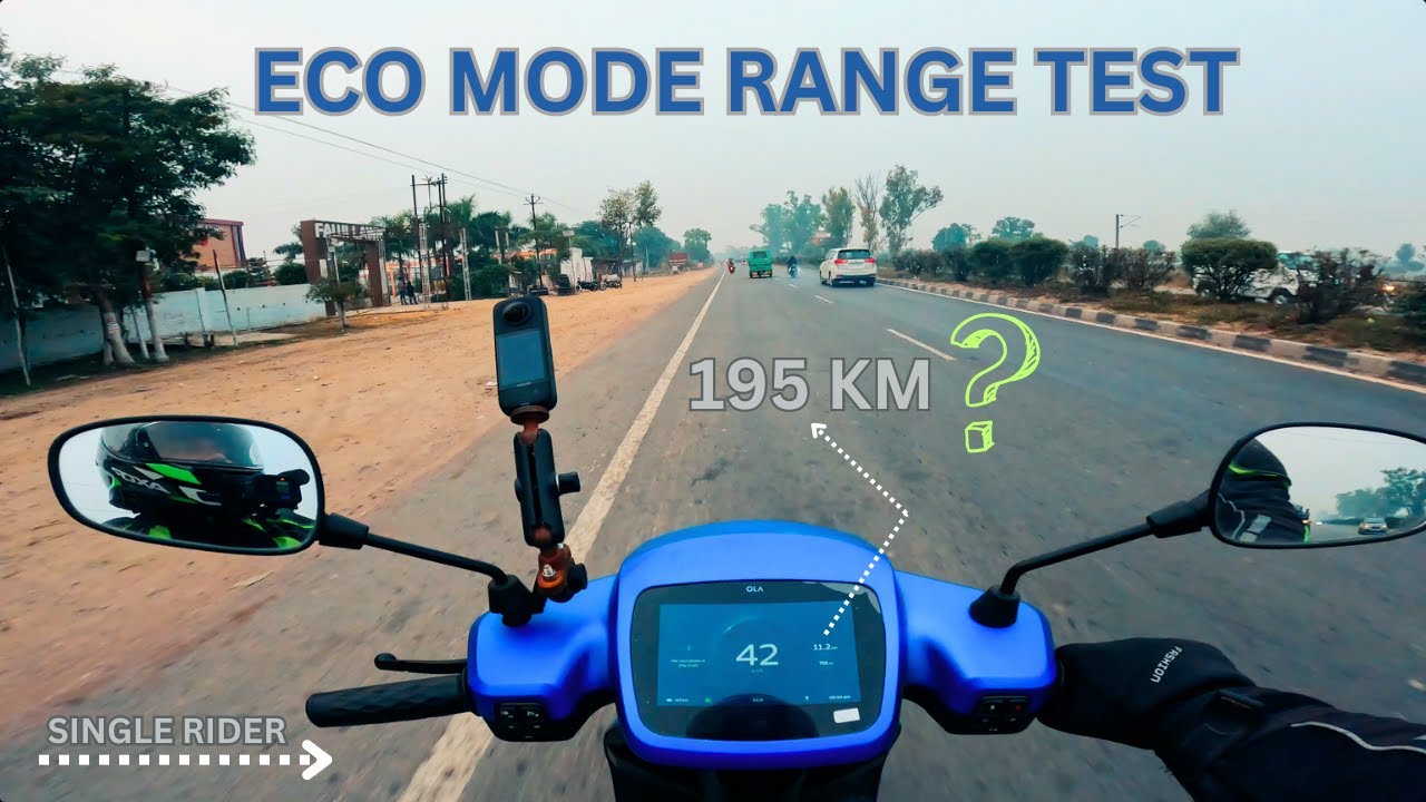 Full Charge Eco Mode Real Range with Single Rider || OLA S1 Pro Gen 2 कितना चलेगी ECO MODE मे ||